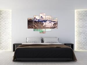 Tablou cu lac montan (150x105 cm)