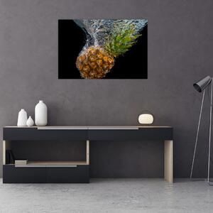 Tablou cu anans în apă (90x60 cm)