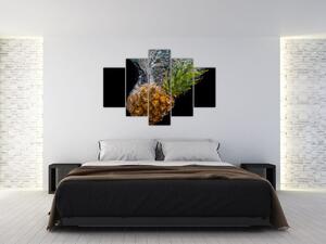 Tablou cu anans în apă (150x105 cm)