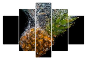 Tablou cu anans în apă (150x105 cm)