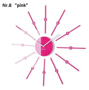 Ceas autoadeziv în formă de soare Roz