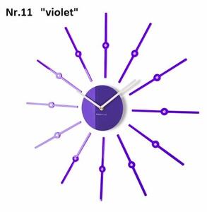 Ceas autoadeziv în formă de soare Violet