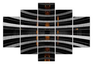 Tablou abstract - clădire (150x105 cm)