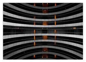 Tablou abstract - clădire (70x50 cm)