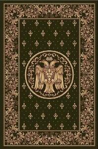 Covor Bisericesc Vultur Bicefal Verde 15032-310 Selectează mărime: 100 X 200
