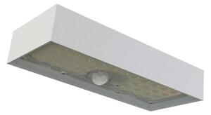 Proiector LED solar cu senzor de mișcare LED/3,7V 3000mAh 4000K IP65 alb