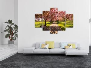 Tablou - livada cu cireși (150x105 cm)