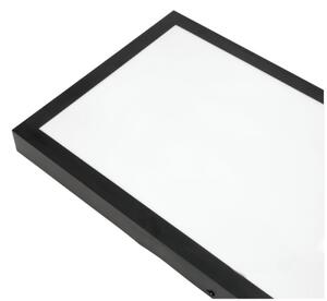 Panou LED aplicat BRISBANE LED/36W/230V 4000K 29,5x119 cm negru