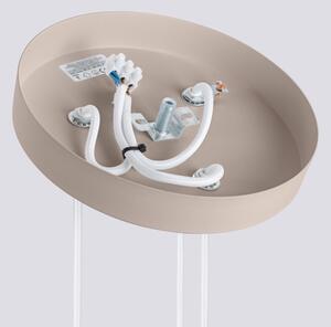 Brilagi - Suspensie LED CRESTO pe cablu, 3x GU10, 10W, 230V, taupe