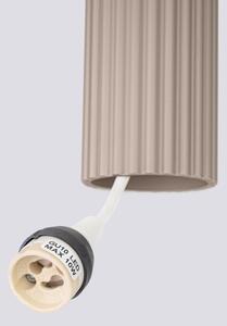 Brilagi - Candelabru LED suspendat pe cablu CRESTO 2xGU10/10W/230V taupe