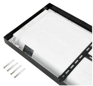 Panou LED aplicat BRISBANE LED/36W/230V 4000K 29,5x119 cm negru