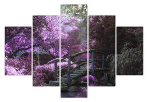 Tablou - copaci violeți (150x105 cm)