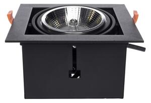 Lampă încastrată PLAZA AR111 1xGU10/12W/230V negru