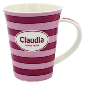 Cană din porțelan personalizată Claudia