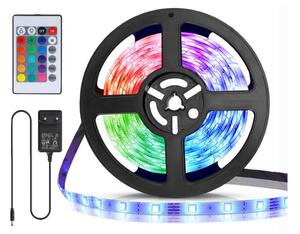 Aigostar - Bandă LED RGB reglabilă 5 m LED/24W/12/230V IP65 + telecomandă