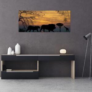 Tablou cu Safari (120x50 cm)