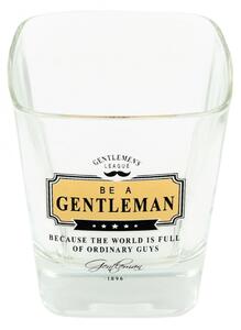 Pahar whisky "BE A GENTLEMAN"