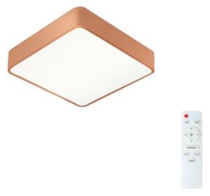 Brilagi - Plafonieră LED reglabilă POOL SQUARE LED/36W/230V 40x40 cm bronză + telecomandă