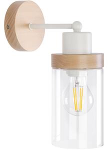 Lampă de perete WOODNEST 1xE27/15W/230V pin/crem