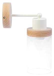 Lampă de perete WOODNEST 1xE27/15W/230V pin/crem