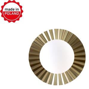 Aplica de perete SUNPLISS 1xG9/10W/230V, diam. 20 cm, auriu/crem