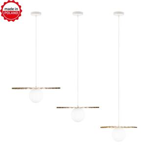 Set de 3 pendule pe cablu SUNPLISS 1xG9/10W/230V auriu/crem