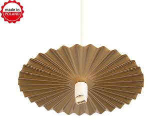 Lustră suspendată pe cablu SUNPLISS, 1xG9/10W/230V, diametru 20 cm, auriu/crem
