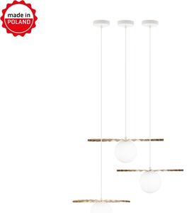 Set de 3 pendule pe cablu SUNPLISS 1xG9/10W/230V auriu/crem