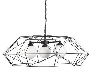 Candelabru suspendat pe lanț DEXA, 3xG9/10W/230V, negru