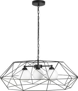 Candelabru suspendat pe lanț DEXA, 3xG9/10W/230V, negru
