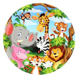 Set 8 farfurii 23 cm Jungle