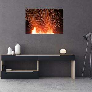 Tablou cu focul (90x60 cm)