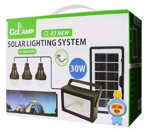 Kit Solar 3 becuri, Lanterna LED SMD 30W