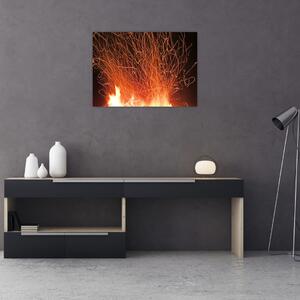 Tablou cu focul (70x50 cm)
