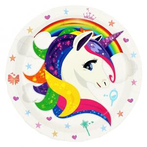Set 8 farfurii 23 cm Unicorn