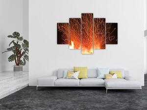 Tablou cu focul (150x105 cm)