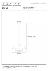 Lucide 21444/38/41 - Lustru suspendat pe cablu BRUNO 1xE27/40W/230V bej
