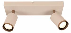 Lucide 53914/02/41 - Corp de iluminat tip spot REGINA 2xGU10/50W/230V bej