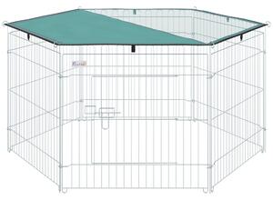 Tarc modular animale pesonalizabil cu usa de acces, acoperis impermeabil, pliabil, metal si poliester 59x60cm PawHut | Aosom RO