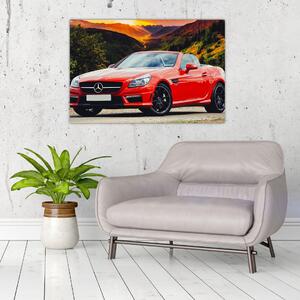 Tablou - Mercedes roșu (90x60 cm)