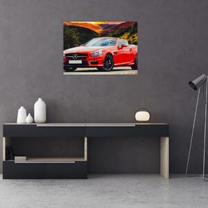 Tablou - Mercedes roșu (70x50 cm)