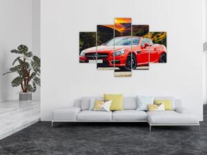 Tablou - Mercedes roșu (150x105 cm)