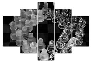Tablou - șah albnegru (150x105 cm)