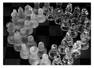 Tablou - șah albnegru (70x50 cm)