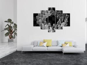Tablou - șah albnegru (150x105 cm)