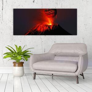 Tablou cu vulcan (120x50 cm)