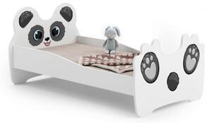 Kobi Animals Youth Bed - Panda #white-black - Mai multe mărimi