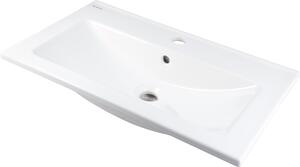 Deante Tubo lavoar 61.5x36 cm dreptunghiular mobilier alb luciu CTU_636M