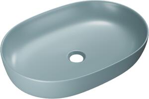 Actima Jima lavoar 61.5x41.5 cm ovale de blat albastru mat CEAC.2001.615.MBM