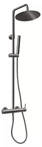 Ferro Ciriculus set de duș perete cu duș de ploaie grafit NP85-BCK7UGM
